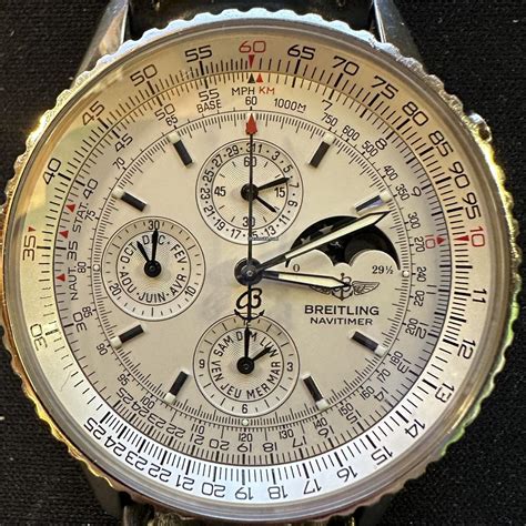 breitling navitimer mondphase|breitling navitimer bezel.